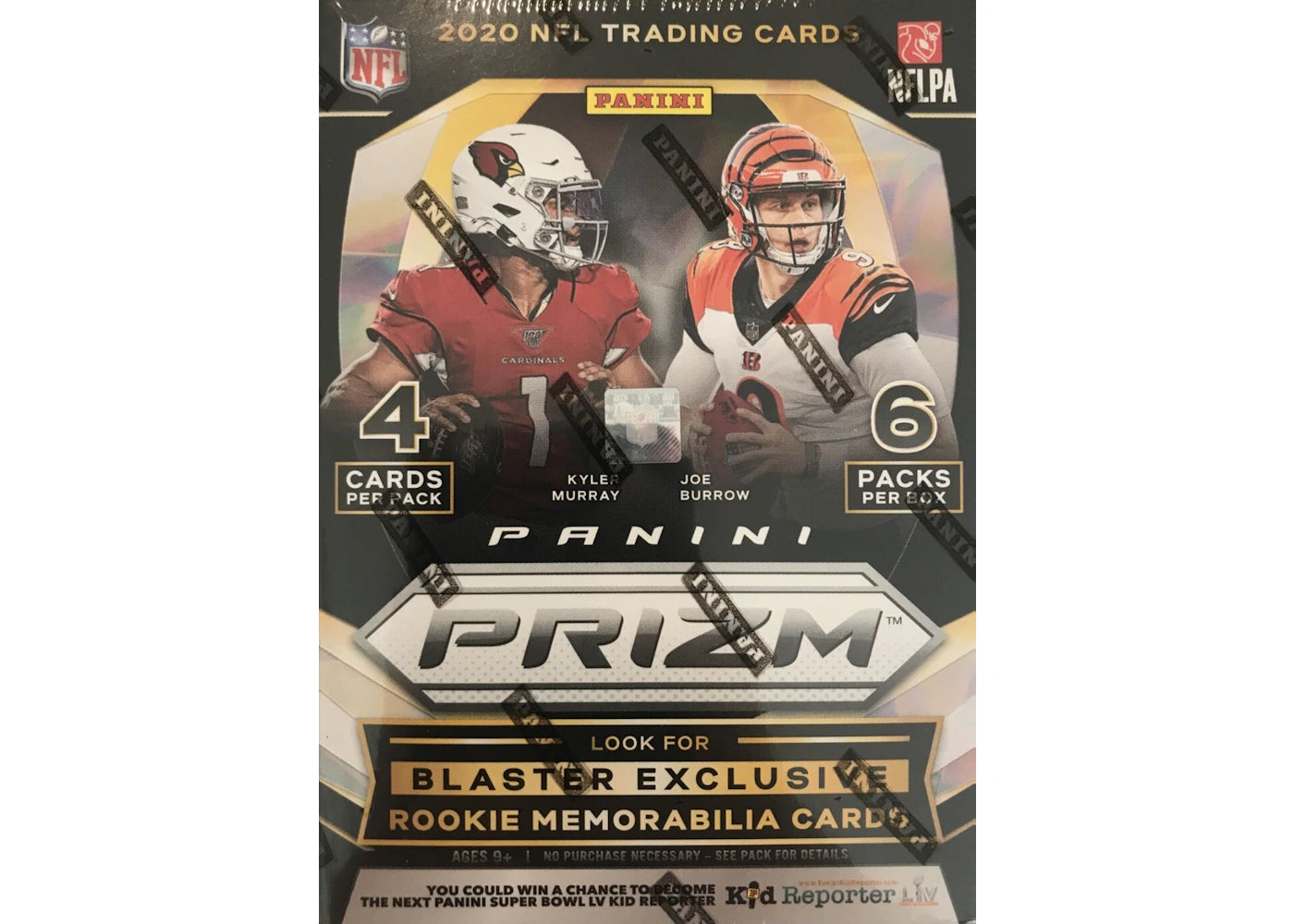 2020 Panini Prizm Football Blaster Box Lazer -1