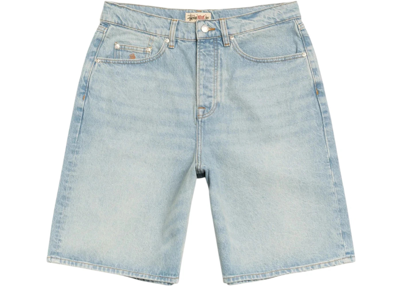Stussy Big Ol' Denim Short Light Wash -1
