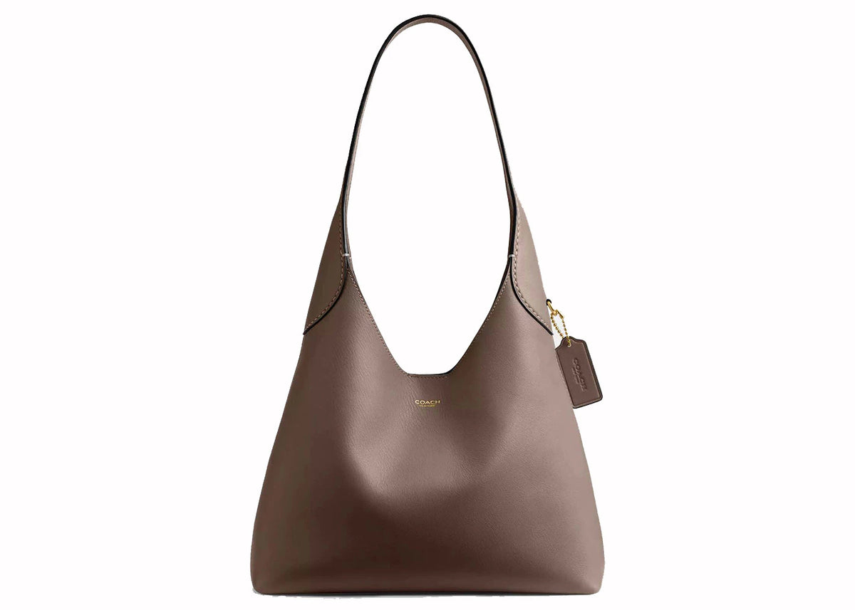 Coach Brooklyn Shoulder Bag 28 Smooth Leather/Brass/Dark Stone -1