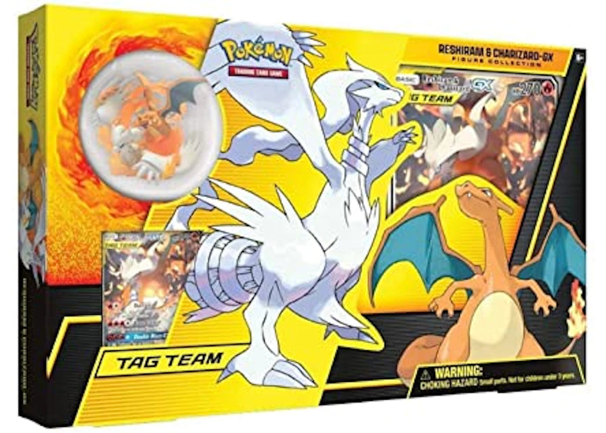 2019 Pokemon TCG Reshiram & Charizard GX Figure Collection -1