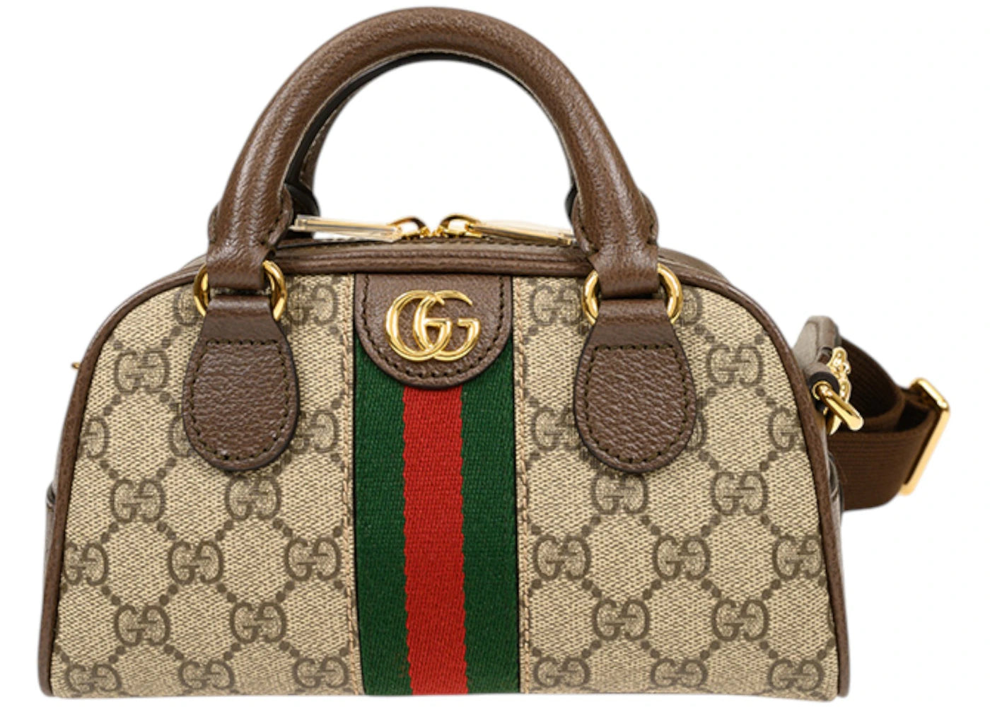 Gucci Ophidia GG Mini Top Handle Beige/Ebony -1