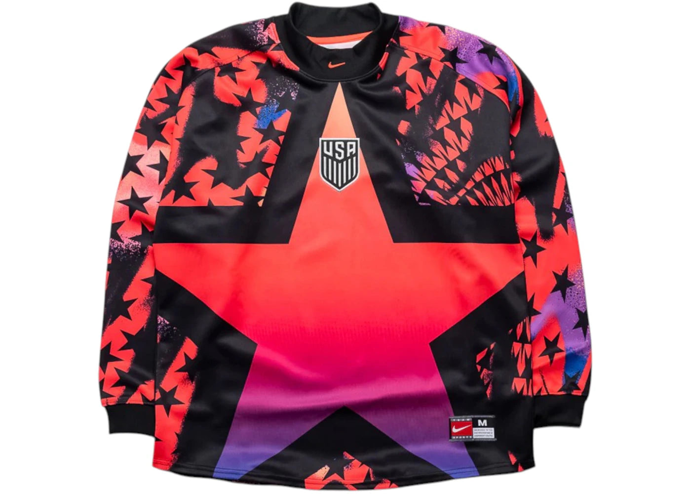 Nike USA Authentic Goalkeeper Jersey Black/Bright Crimson -1