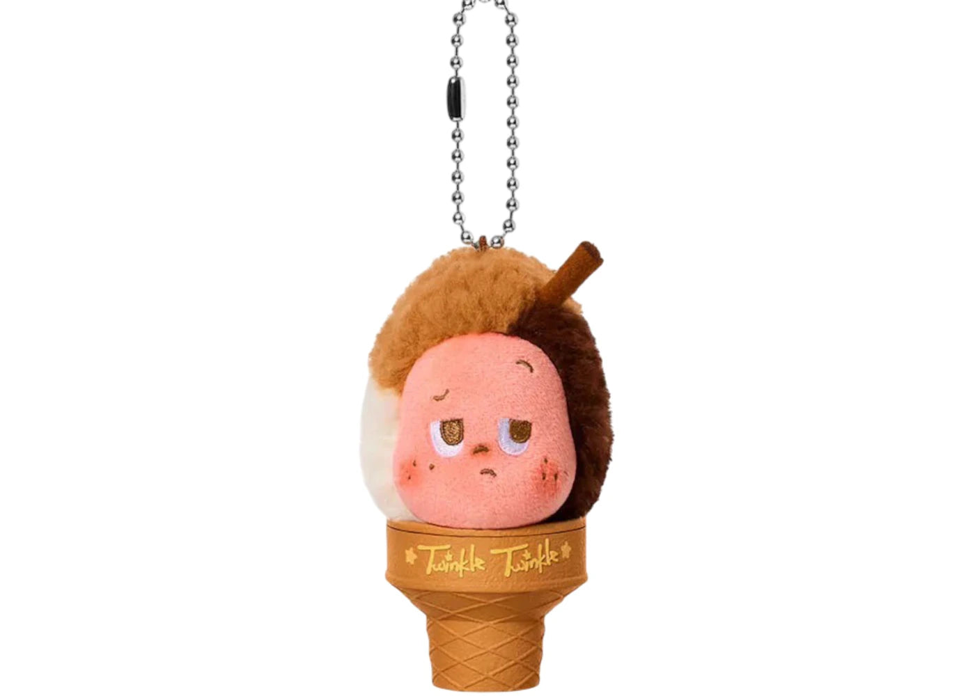 Pop Mart MOON GELATO Series Ice Cream Cinamoon Whisky Gelato Plush Pendant -1