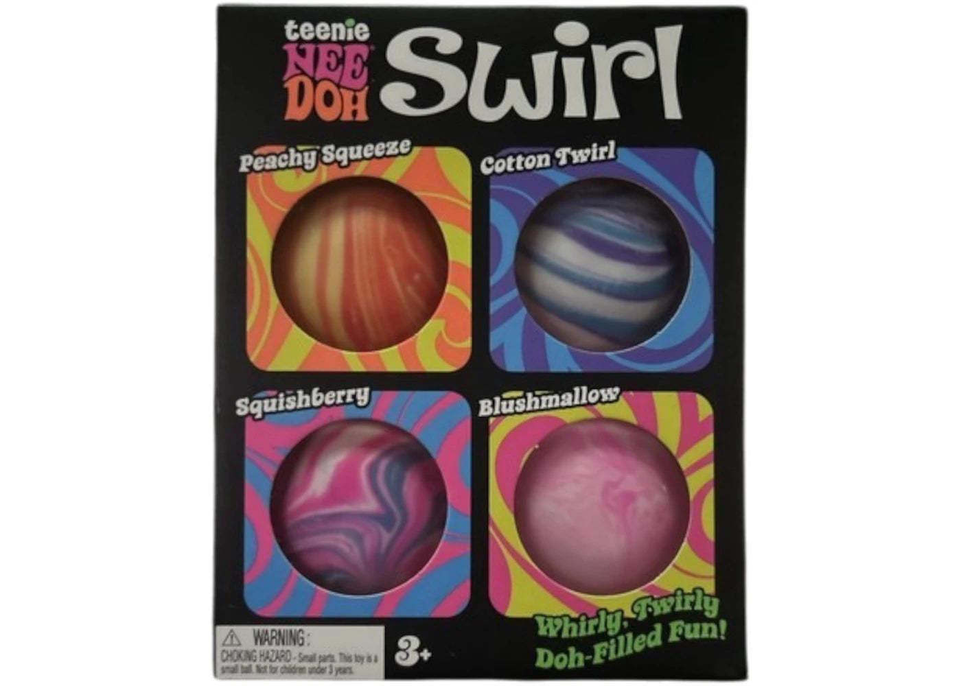 NeeDoh Teenie Swirl Squishy Fidget Toy Set of 4 -1