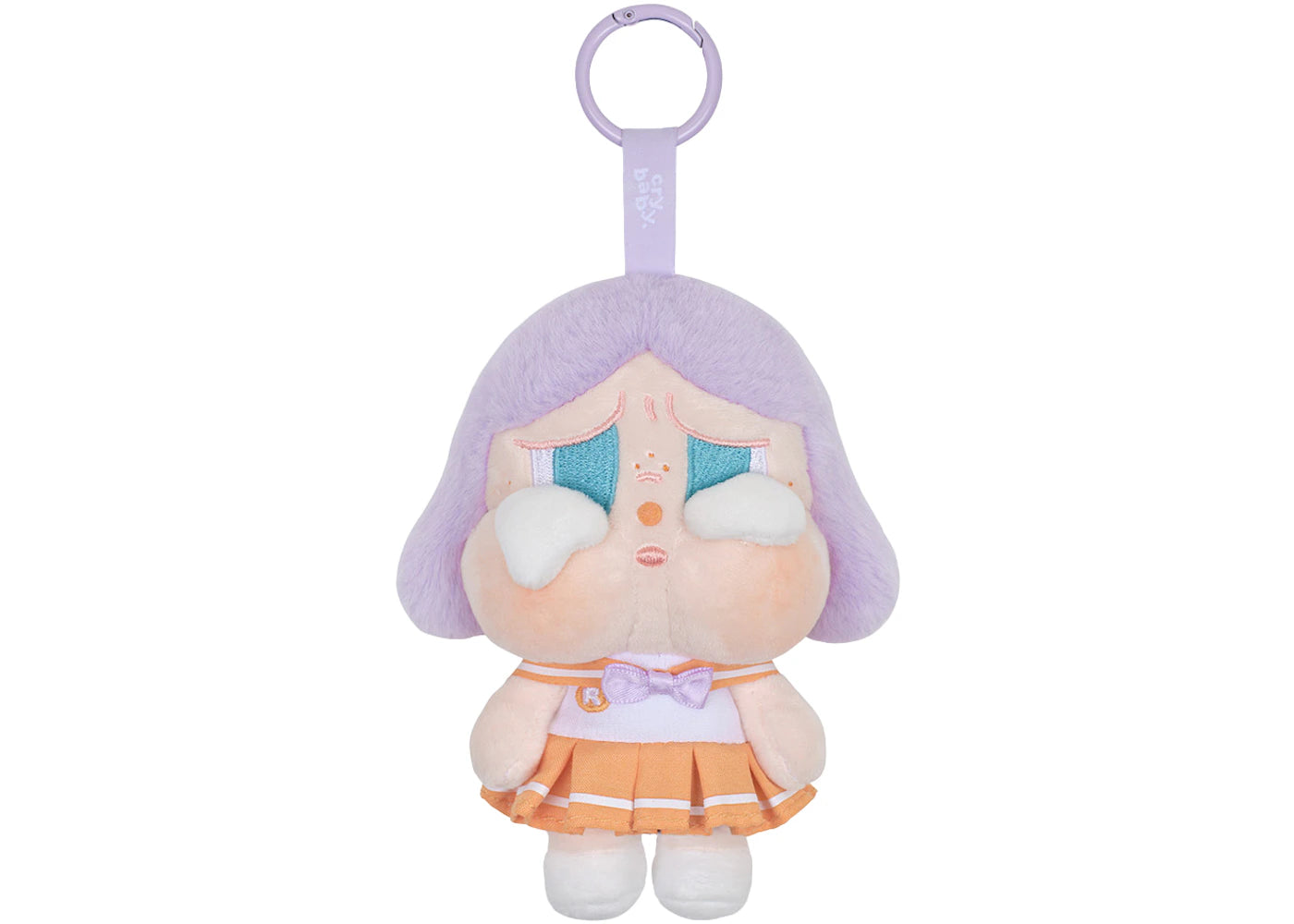 Pop Mart CRYBABY Sunset Concert Series Plush Pendant Bright Orange -1