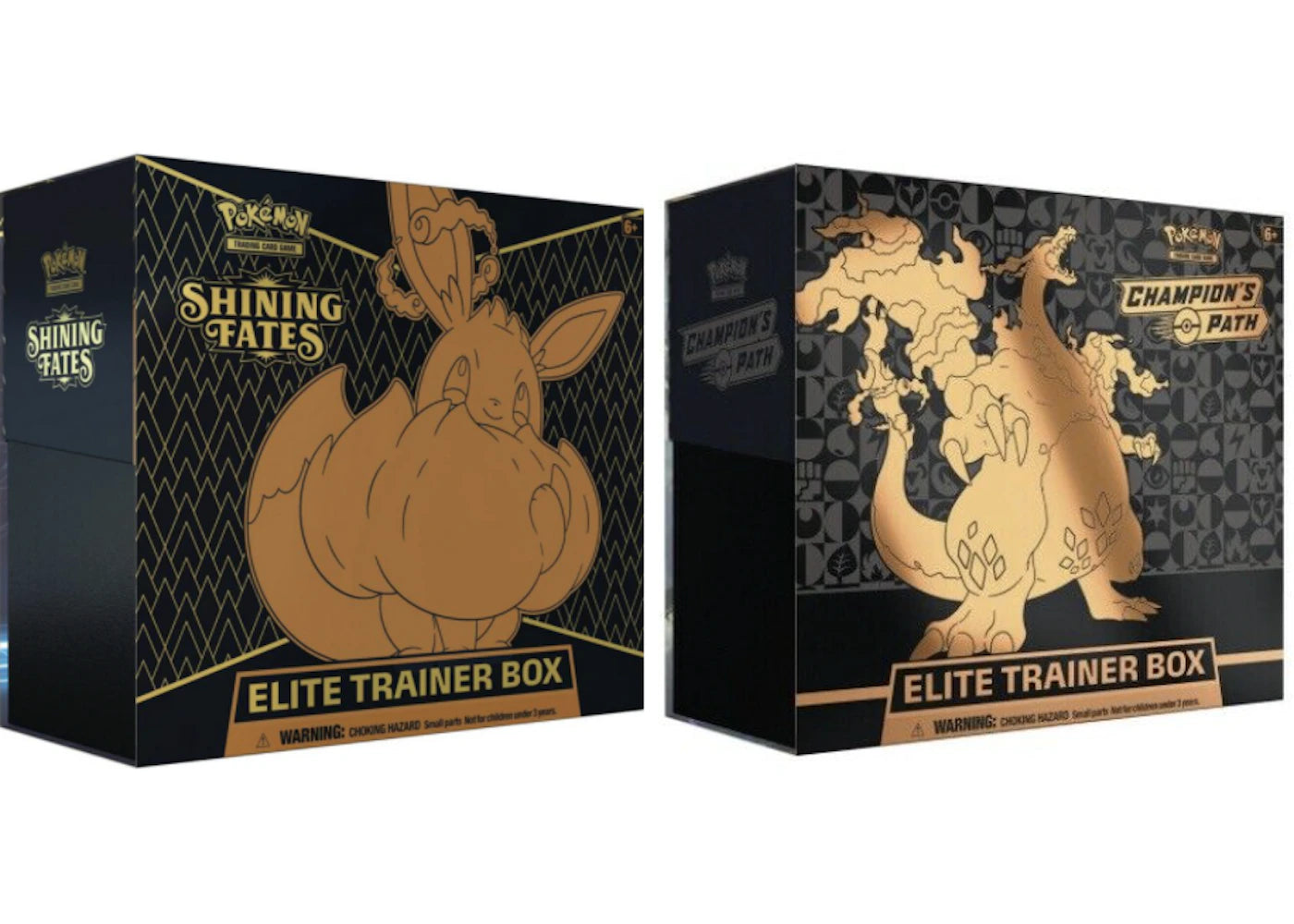 Pokémon TCG Champion's Path/Shining Fates Elite Trainer Box Bundle -1