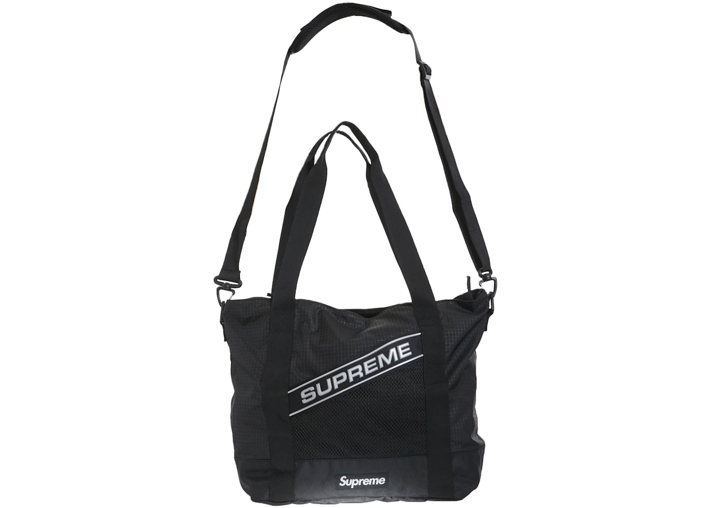 Supreme Logo Tote Bag Black -1