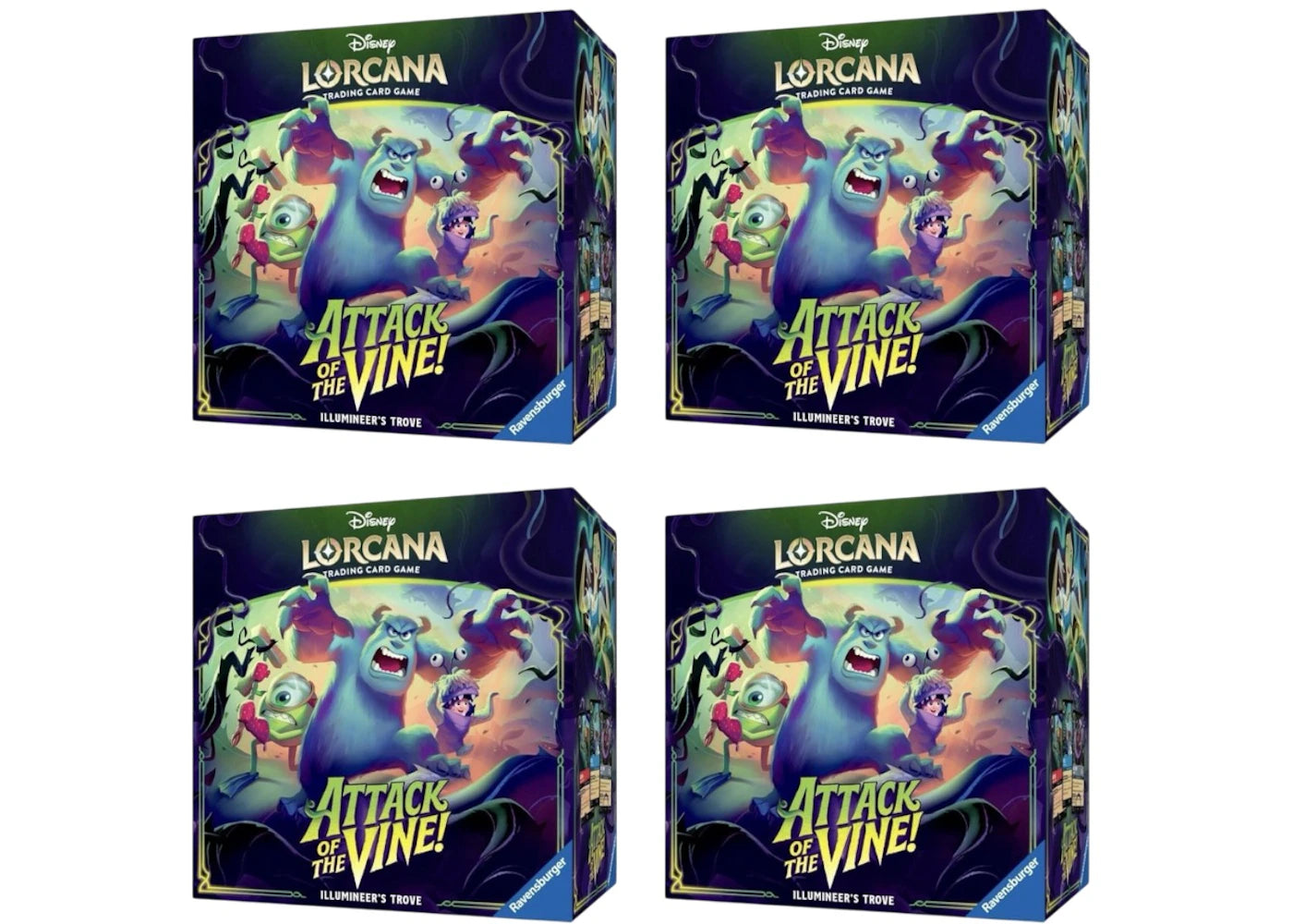 2026 Disney Lorcana Attack of the Vine! Illumineers Trove 4x Lot -1