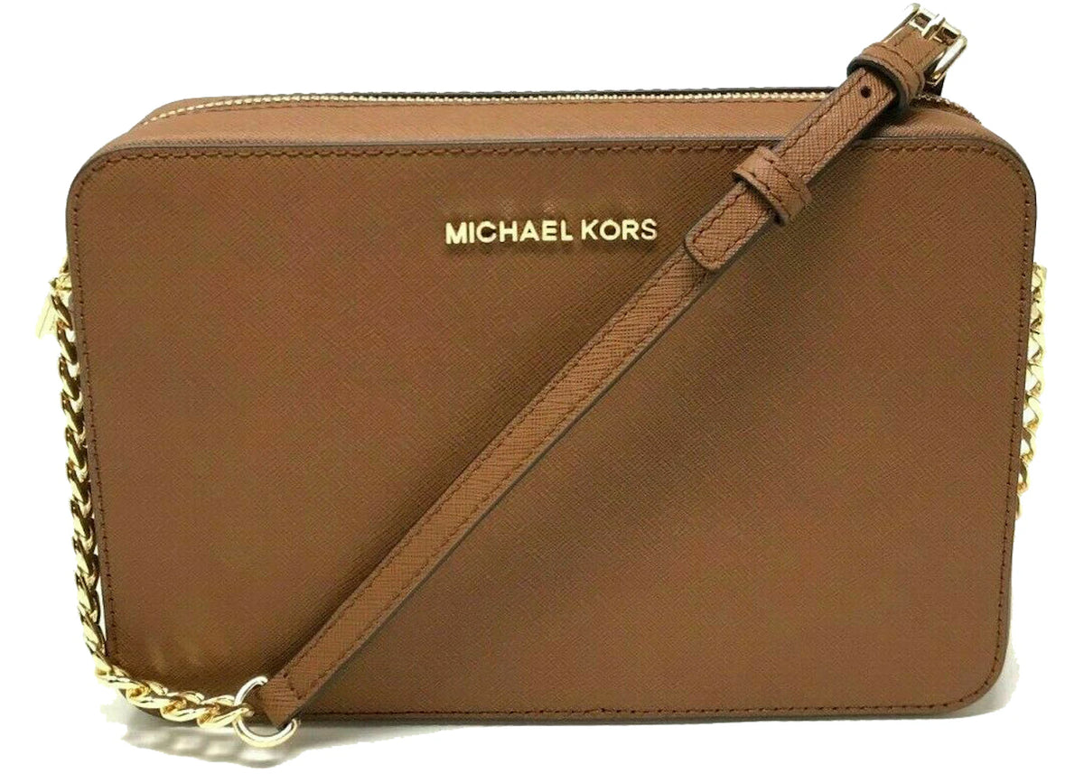 Michael Kors Jet Set East West Crossbody Bag Large Brown -1