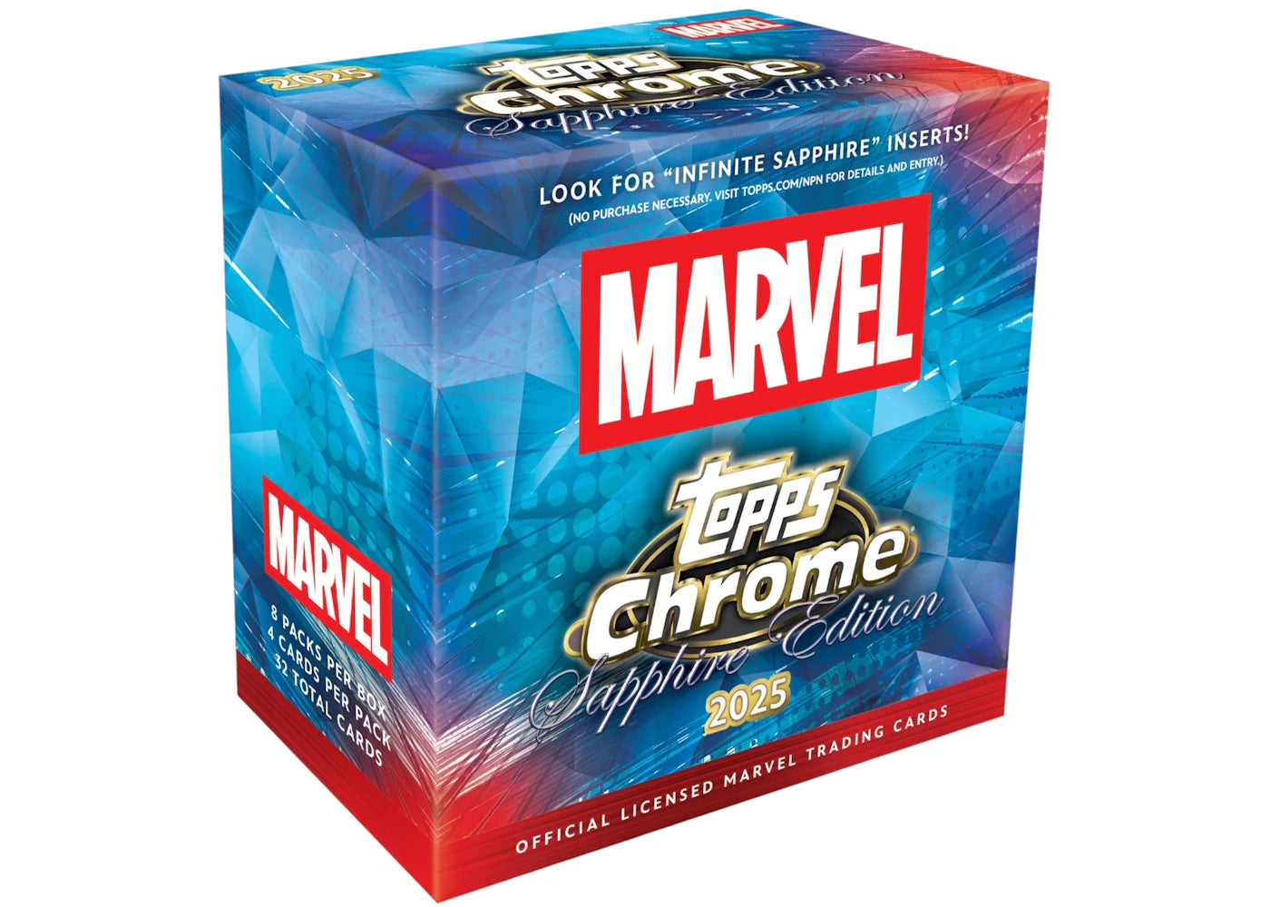 2025 Topps Chrome Marvel Sapphire Edition Hobby Box -1