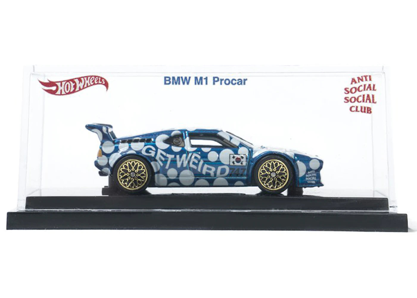 Anti Social Social Club x Hot Wheels BMW M1 Car -1