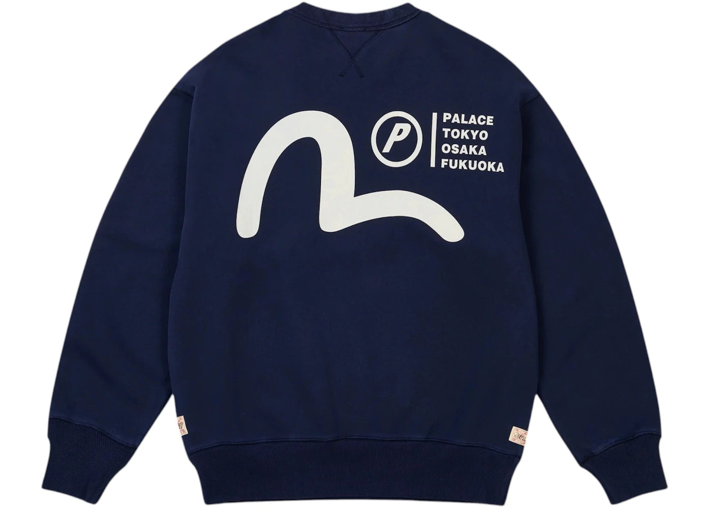 Palace x Evisu Crew Navy -1