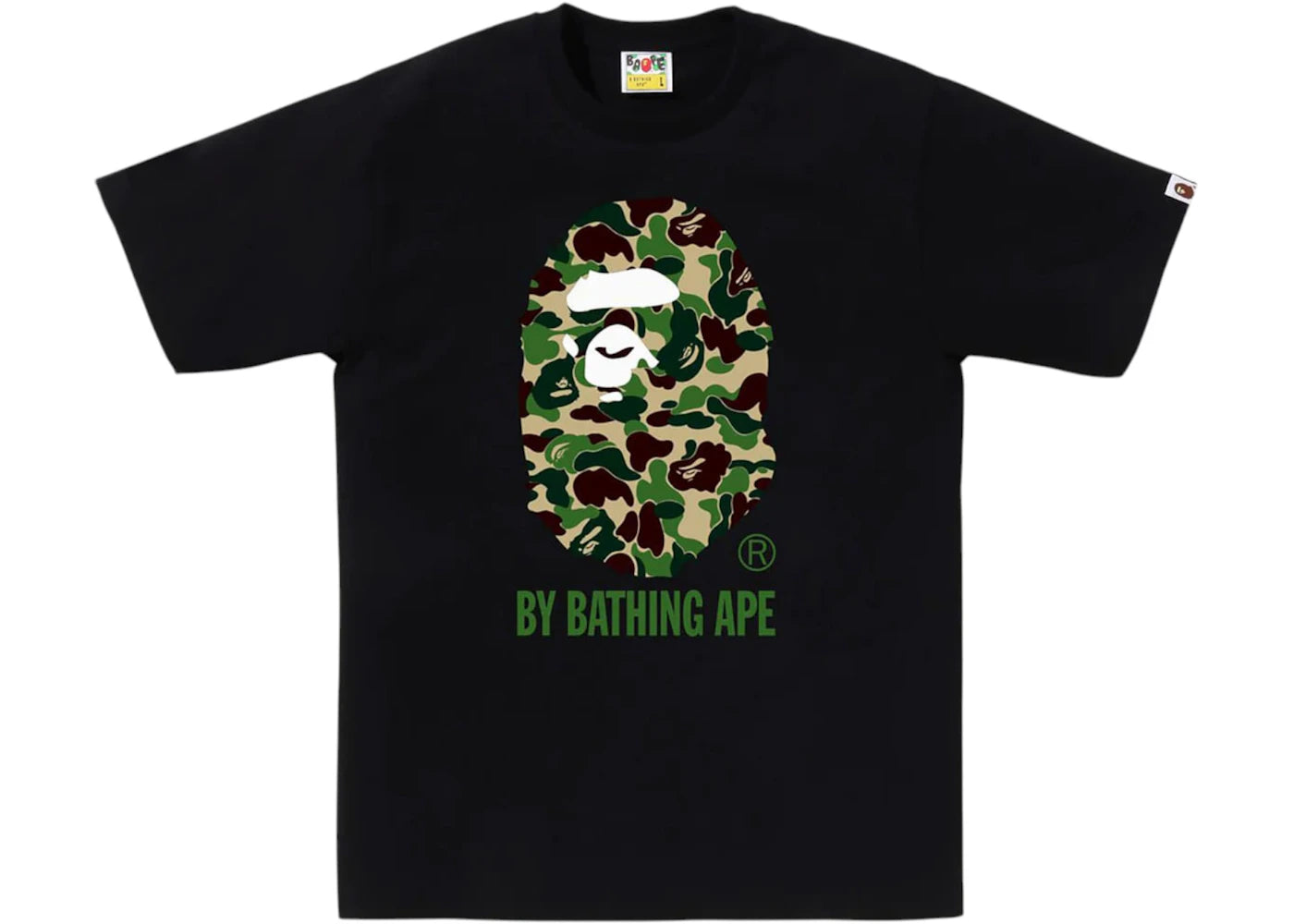 BAPE ABC Camo By Bathing Ape Tee (SS25) Black/Green -1