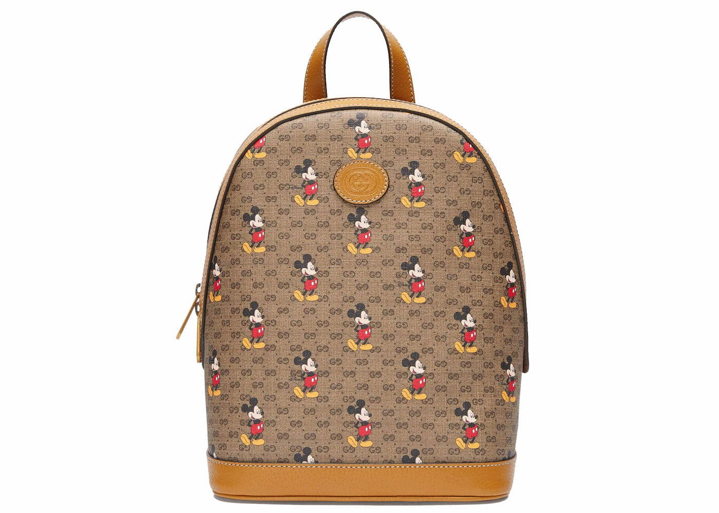 Gucci x Disney Backpack Mini GG Supreme Mickey Mouse Small Beige -1