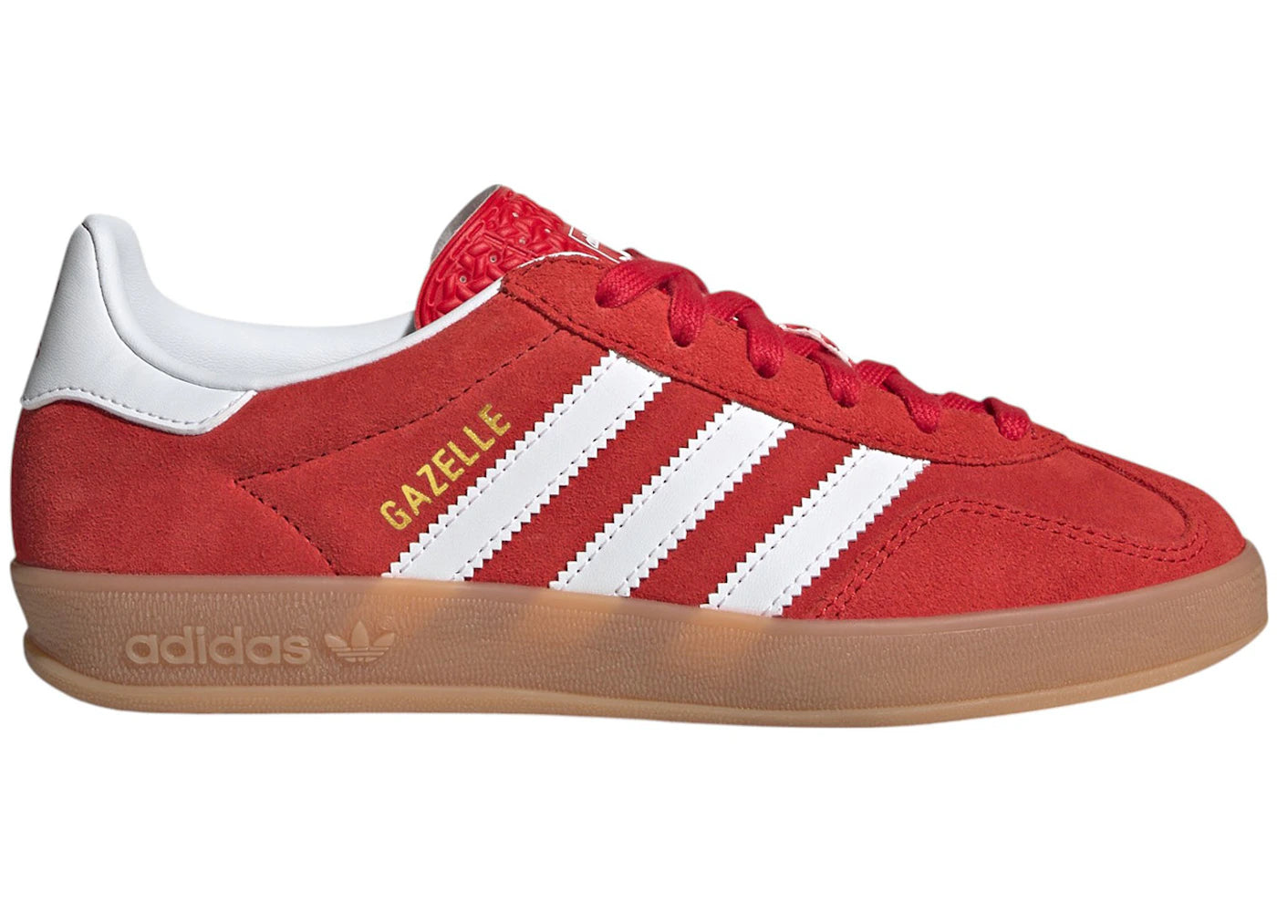adidas Gazelle Indoor Better Scarlet Cloud White Gum (GS) -1