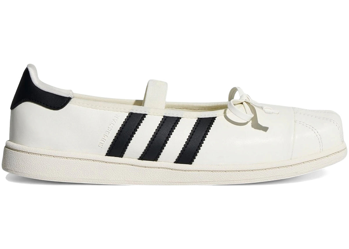 adidas Superstar Square Toe Ballet JENNIE Off White Black (Women's) -1