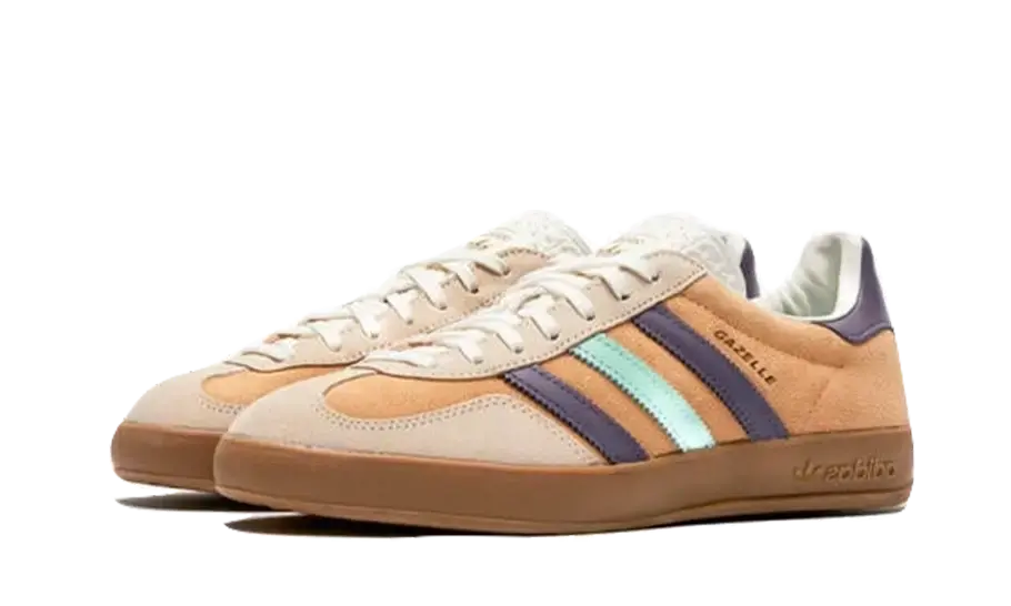 Adidas Gazelle Indoor Glow Orange Shadow Violet 