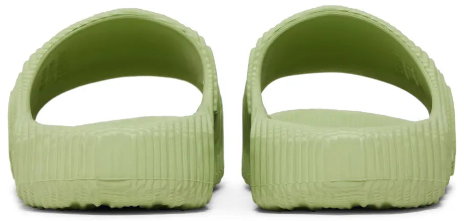 adidas Adilette 22 Slides Magic Lime heel counter