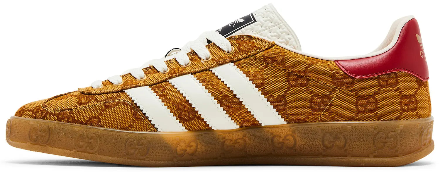 adidas Gazelle Gucci Original GG Beige Brown