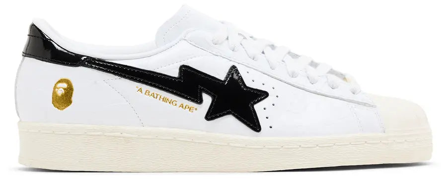 adidas Superstar Vintage Bape White Black