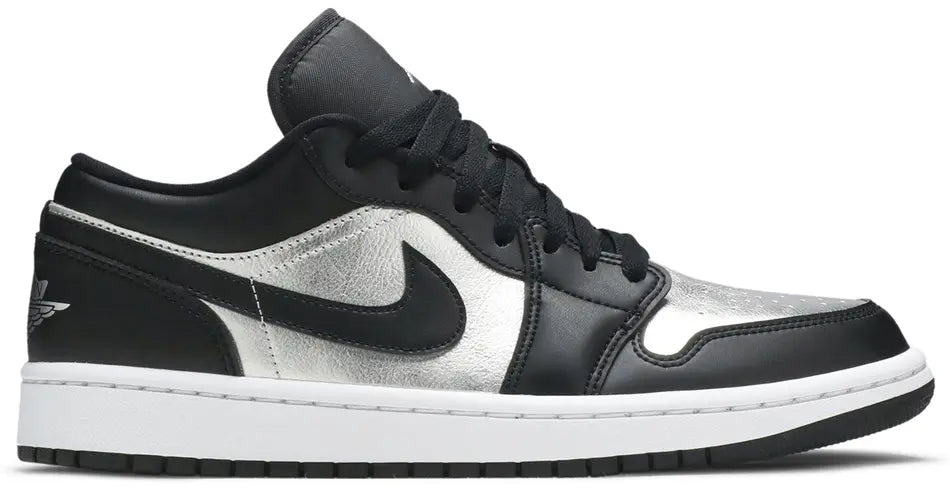 Jordan 1 Low SE Black Metallic Silver (Women's)