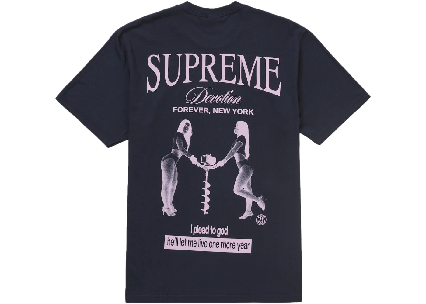 Supreme Devotion Tee Navy -1