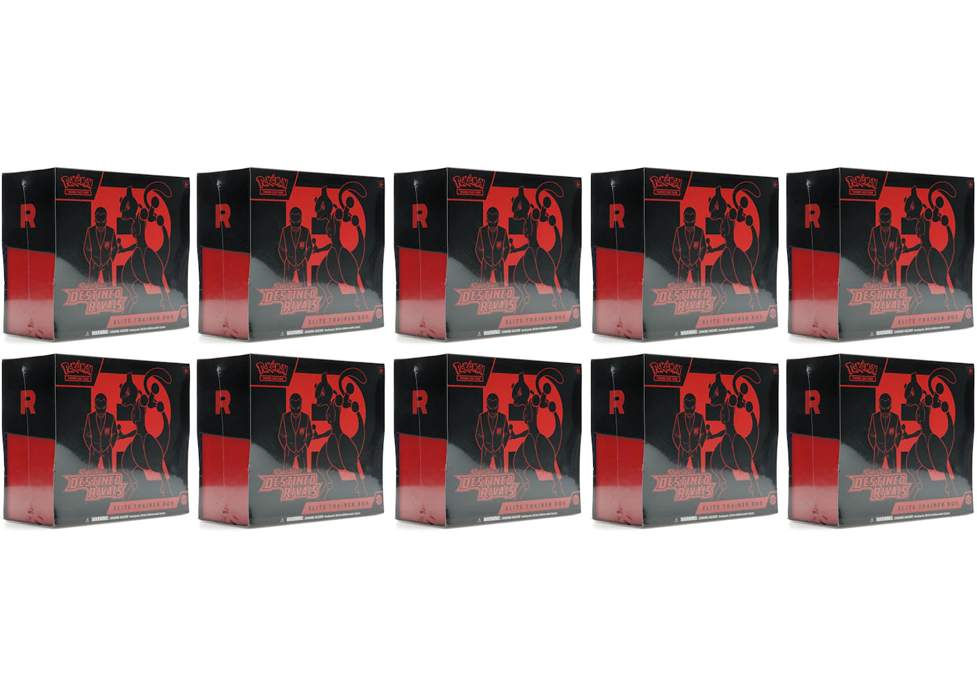 2025 Pokémon Scarlet & Violet Destined Rivals Elite Trainer Box 10x Lot -1