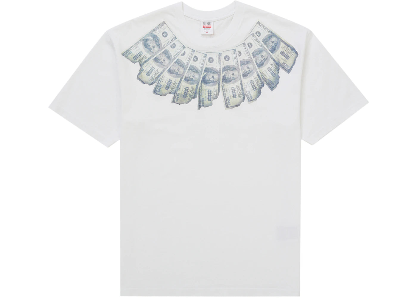 Supreme MM6 Maison Margiela Money S/S Top White -1