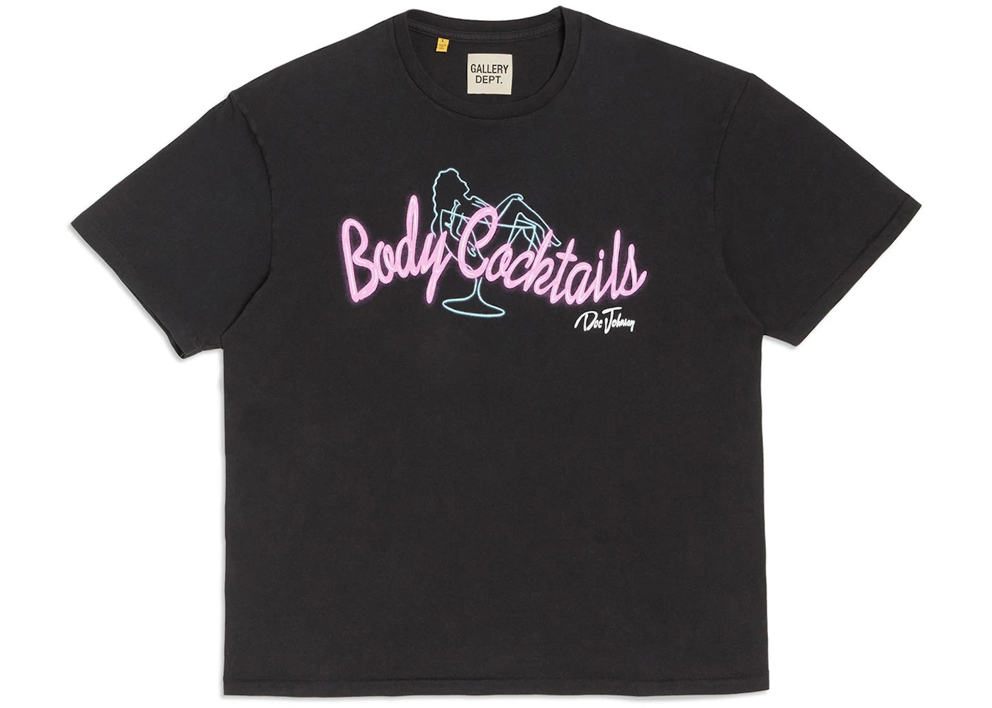 Gallery Dept. Body Cocktails T-Shirt Black -1