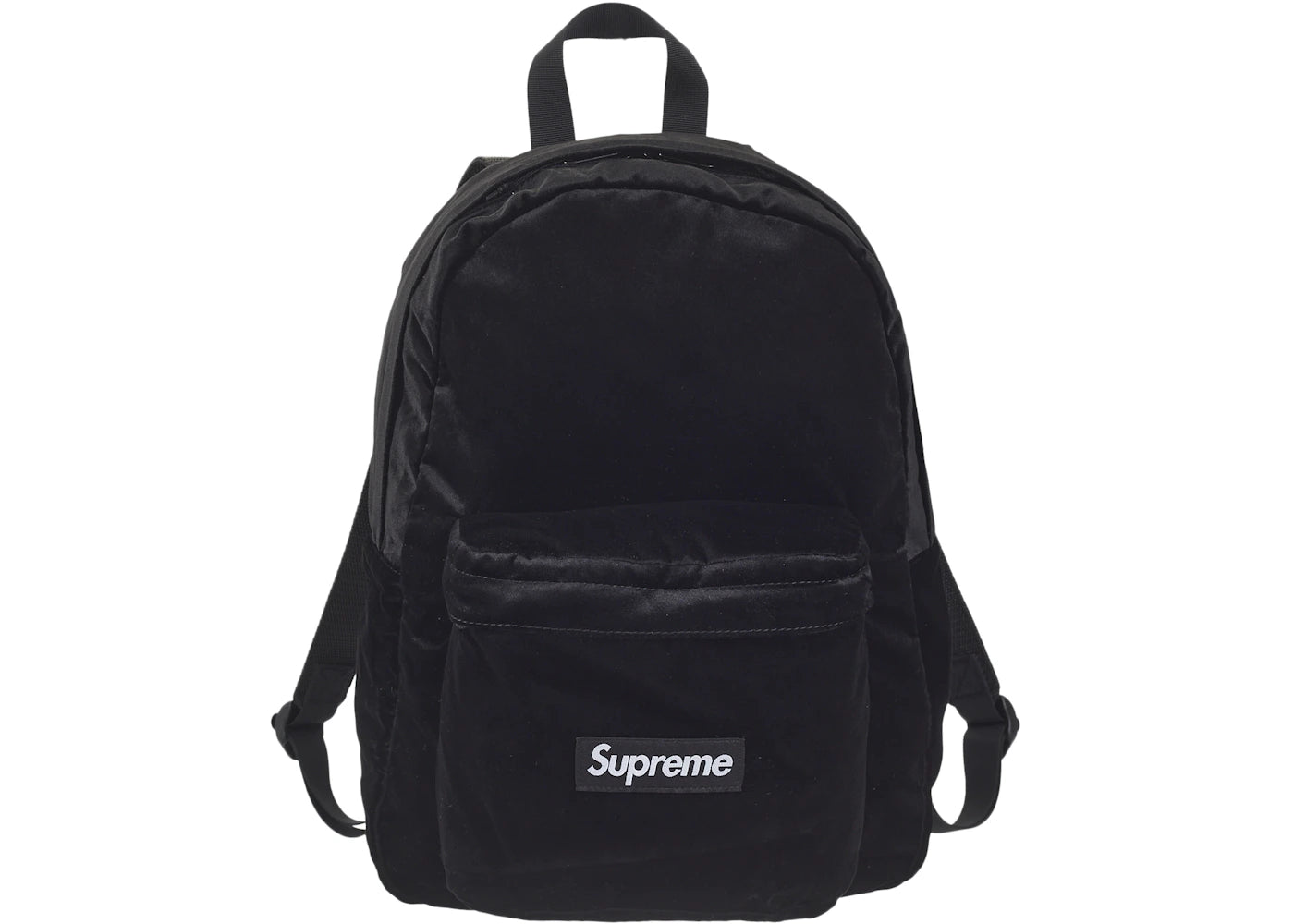 Supreme Velvet Backpack Black -1