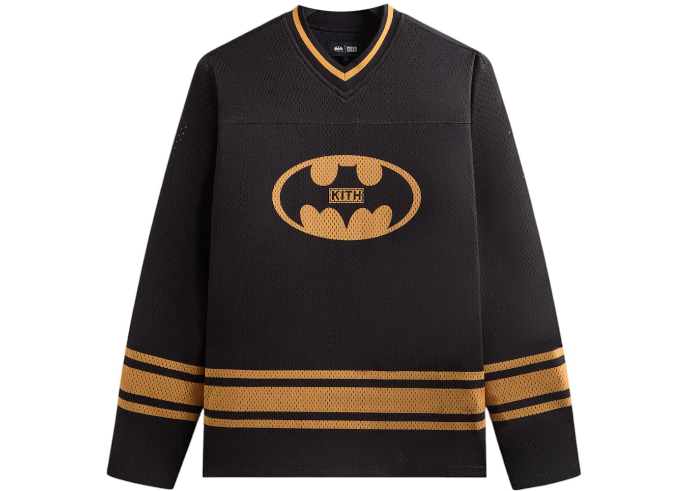 Kith x Batman Long Sleeve Malik Jersey Black -1