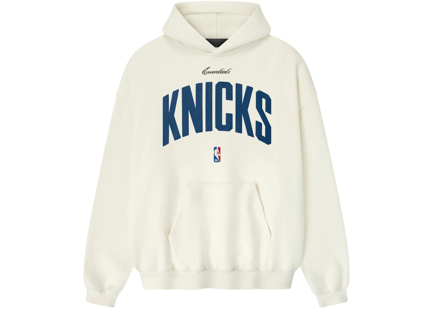 Fear of God Essentials Knicks 90's Hoodie Cream White -1