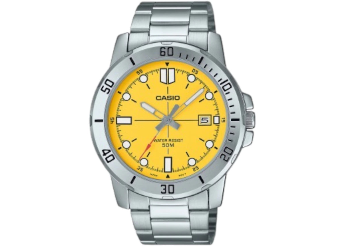 Casio Standard MTP-VD01D-9E (Yellow) -1