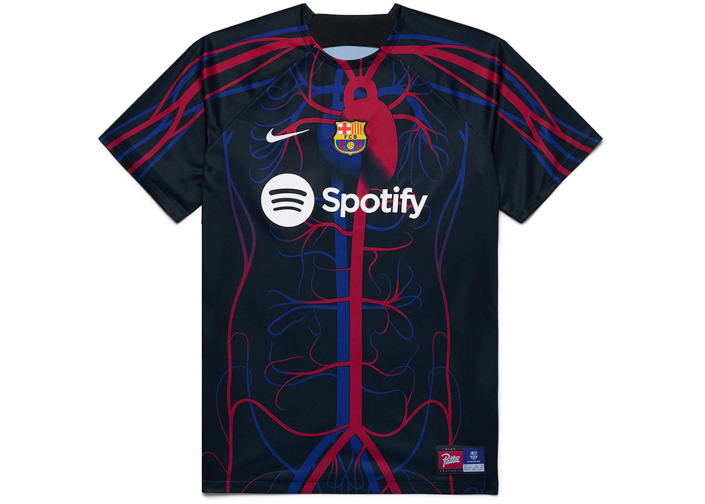 Patta x Barcelona FC Culers del Món Pre-Match Jersey Black/White -1