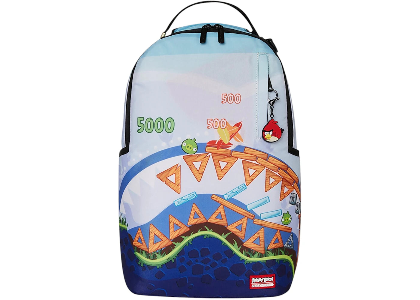 Sprayground Angry Birds Shark Game Backpack Multicolor -1