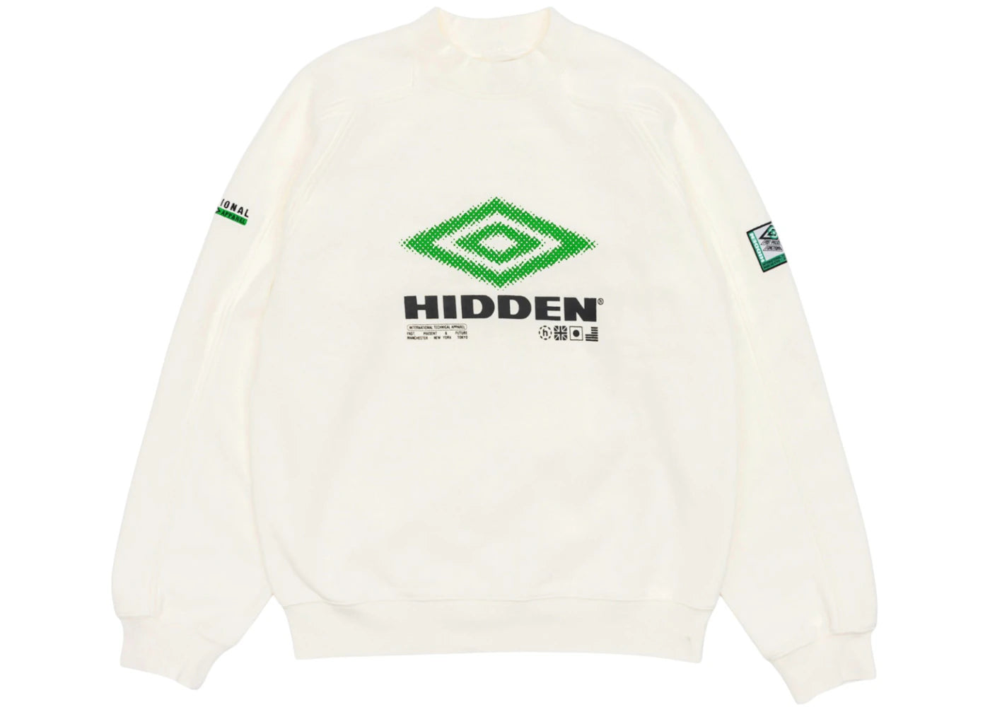 Umbro x Hidden NY International Crewneck Off-White -1