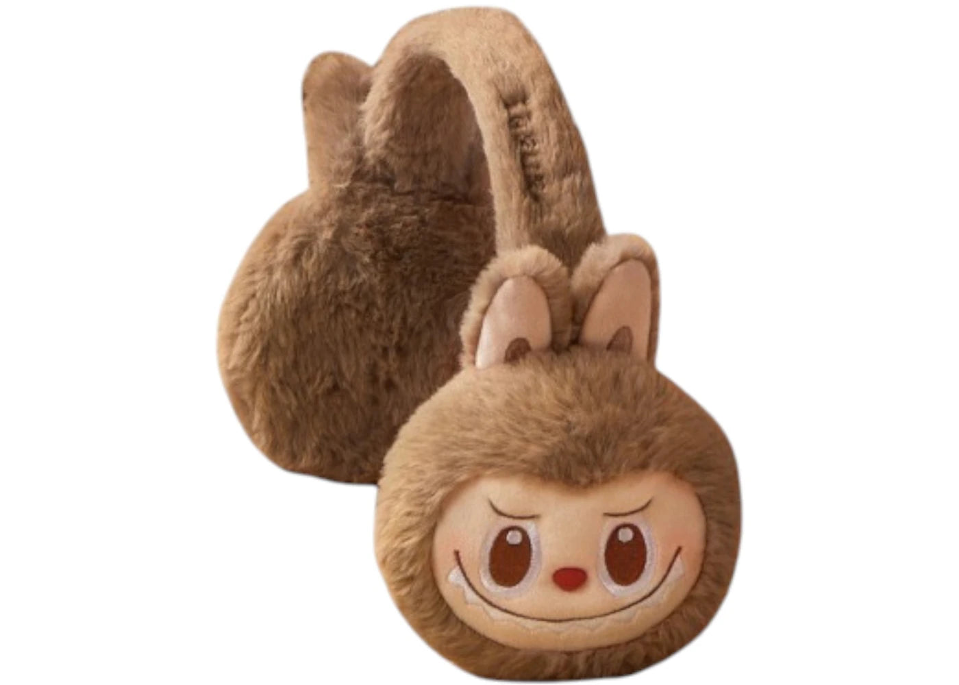 Pop Mart The Monsters Labubu Warm Fluffy Holiday Series Plush Earmuffs -1
