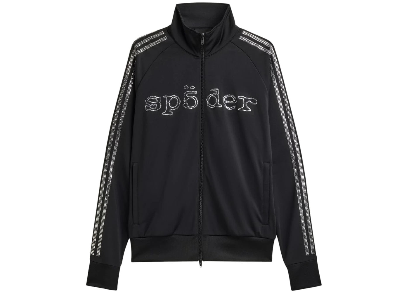 adidas x Sp5der Rhinestone Track Top Black -1