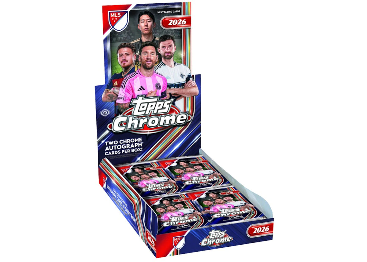 2026 Topps Chrome Major League Soccer Hobby Box -1