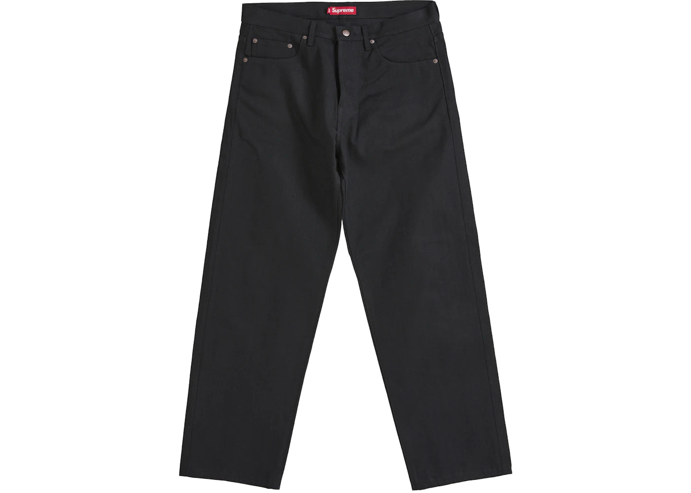 Supreme Rigid Loose Fit Selvedge Jean Rigid Black -1