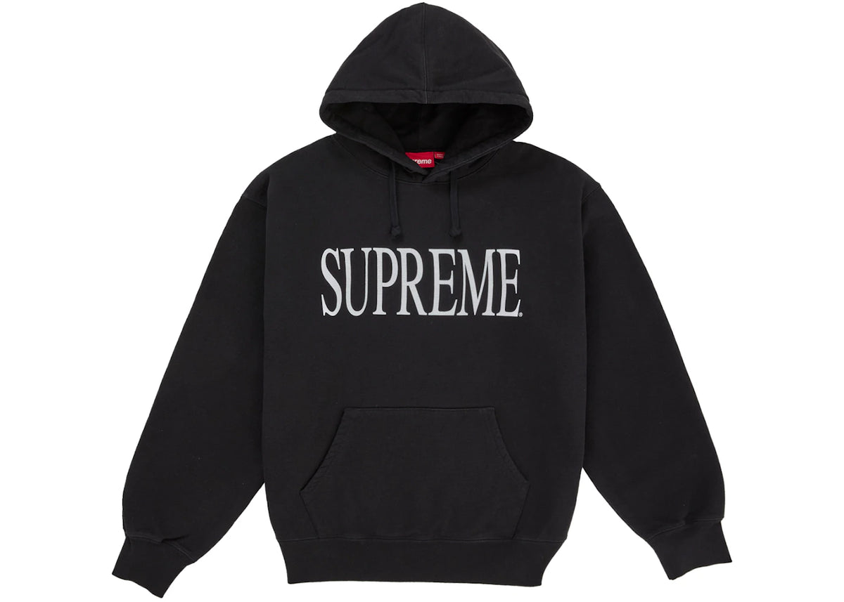 Supreme Capital Hooded Sweatshirt (FW26) Black -1