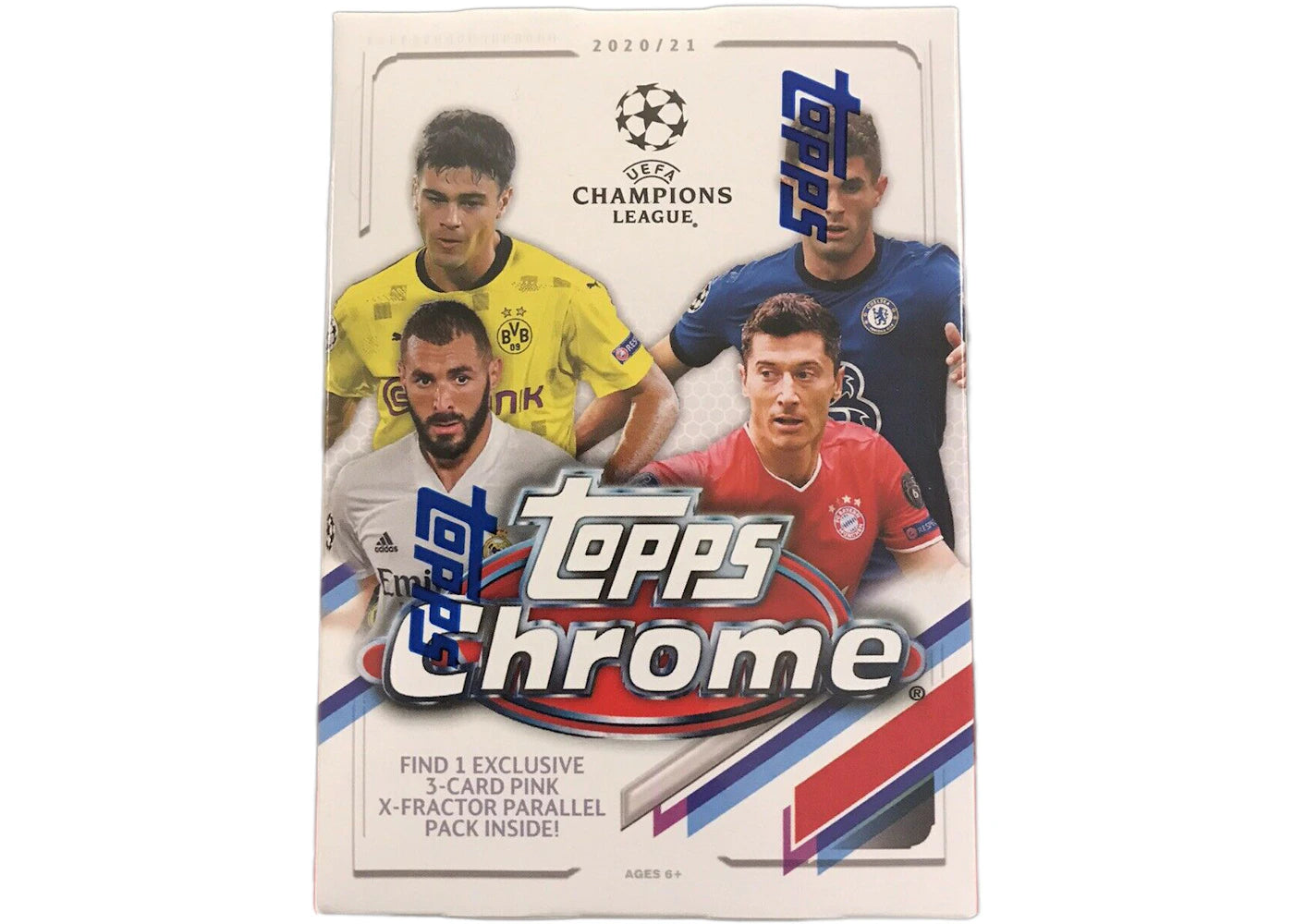 2020-21 Topps Chrome UEFA Champions League Soccer Blaster Box -1