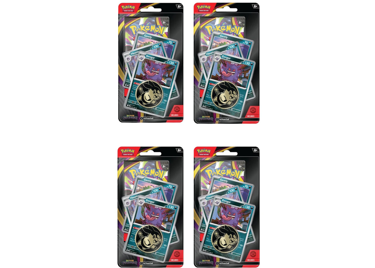 2026 Pokémon Mega Evolution Pitch Black Checklane Pack Blister (Random Promo) 4x Lot -1