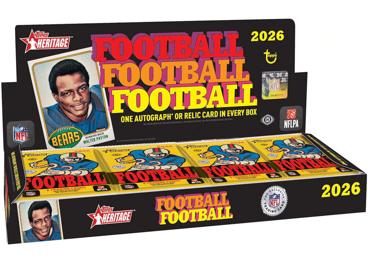 2026 Topps Heritage Football Hobby Box -1