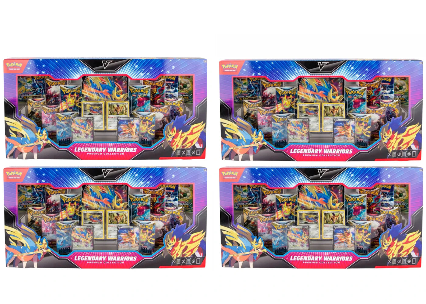 Pokémon Legendary Warriors Premium Collection 4x Lot -1