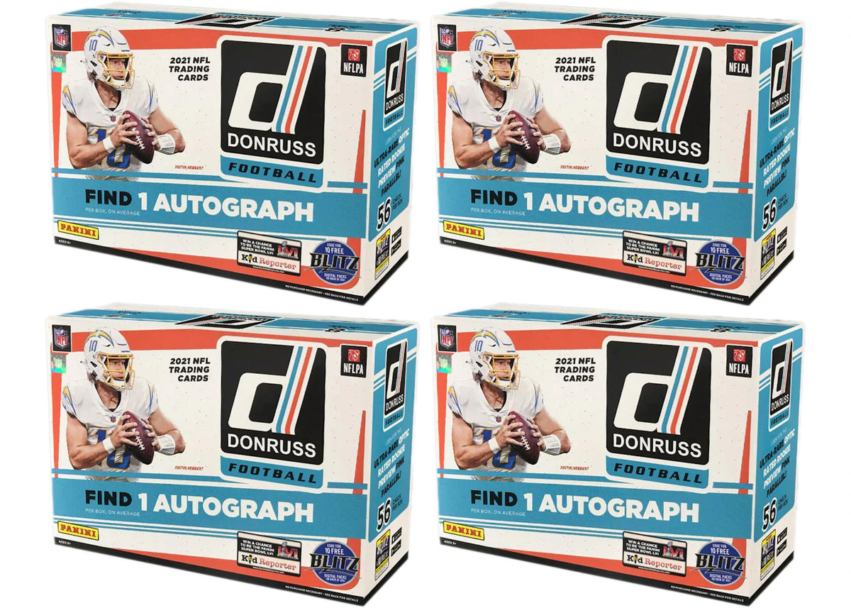 2021 Panini Donruss Football Mega Box 4x Lot -1