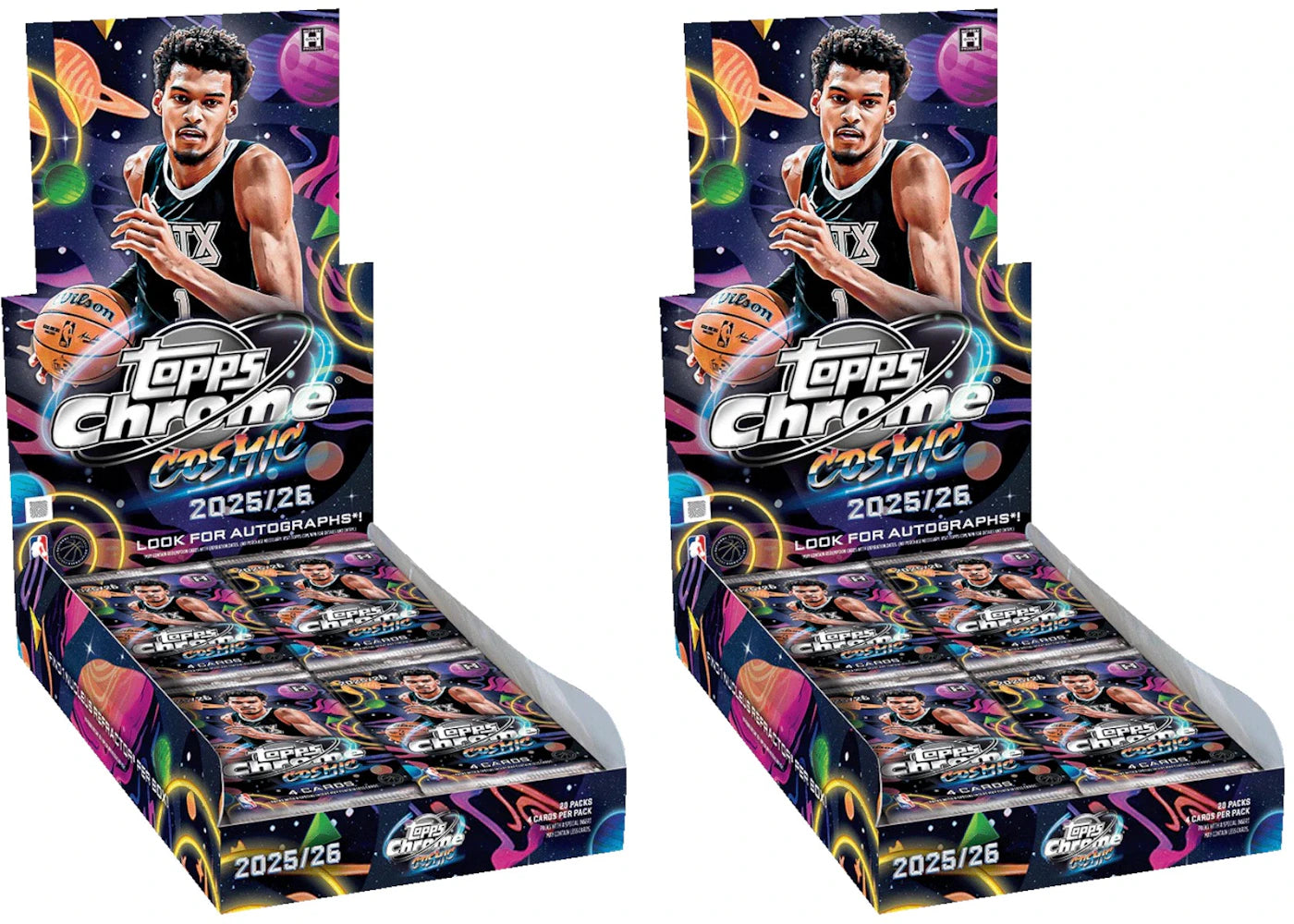 2025/26 Topps Cosmic Chrome Basketball Hobby Box 2x Lot -1
