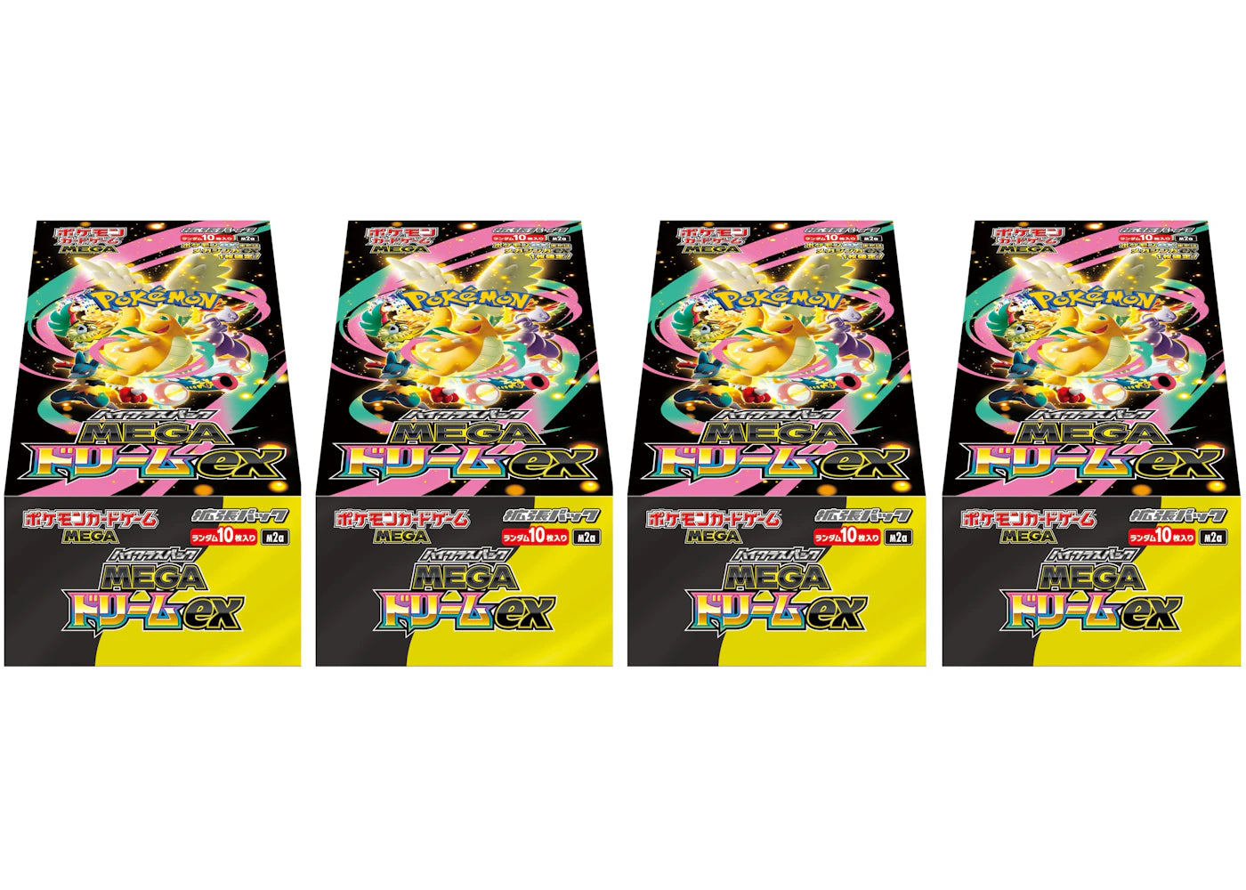2025 Pokémon Mega Dream ex (Japanese) High Class Pack (M2a) Booster Box 4x Lot -1