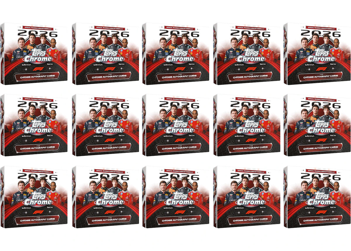 2026 Topps Chrome Formula 1 Mega Box 15x Lot -1