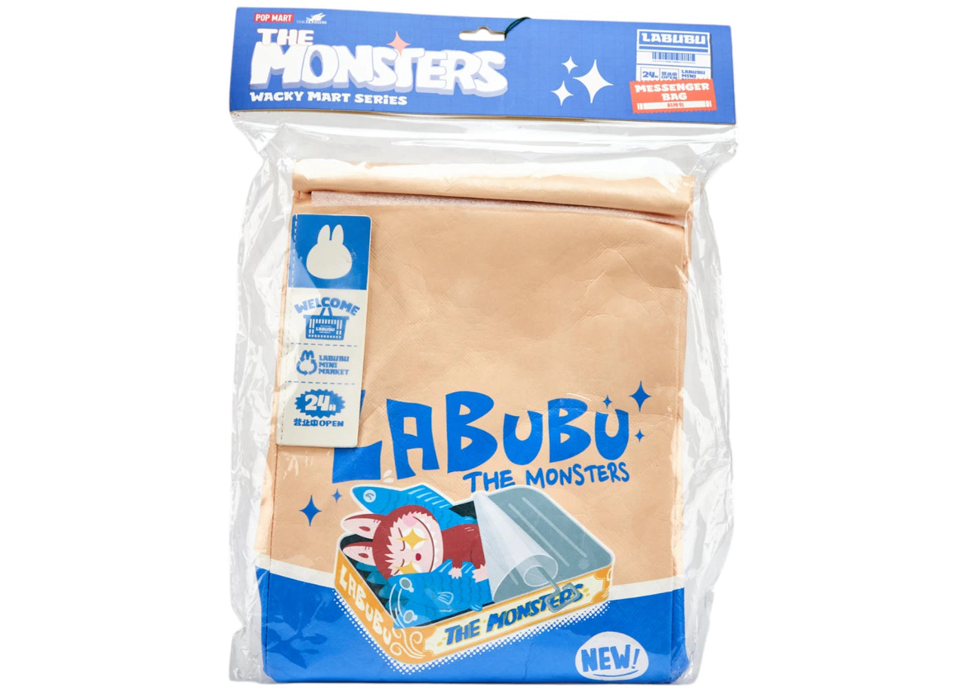 Pop Mart Labubu The Monsters Wacky Mart Series Messenger Bag-1
